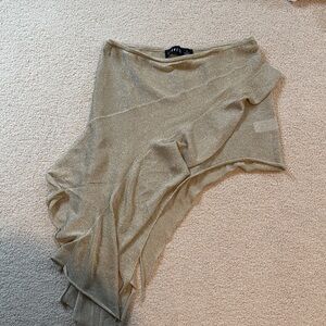 Lioness Metallic Gold Skirt